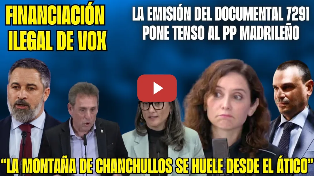Embedded thumbnail for ¡Solo en MADRID hubo PROTOCOLOS en RESIDENCIAS AYUSO! PENOSA EXCUSA de VOX ¡DENUNCIA por CORRUPCIÓN!