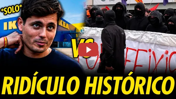 Embedded thumbnail for VITO QUILES VUELVE A HACER EL RIDÍCULO EN BARCELONA. 20 SEGUIDORES VS MILES DE DETRACTORES