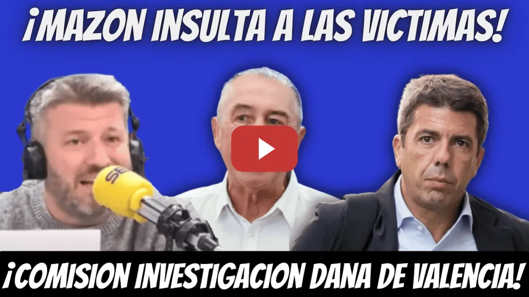 Embedded thumbnail for Mazón INSULTA a los MUERTOS de la DANA - PONE a VOX al MANDO de la INVESTIGACIÓN