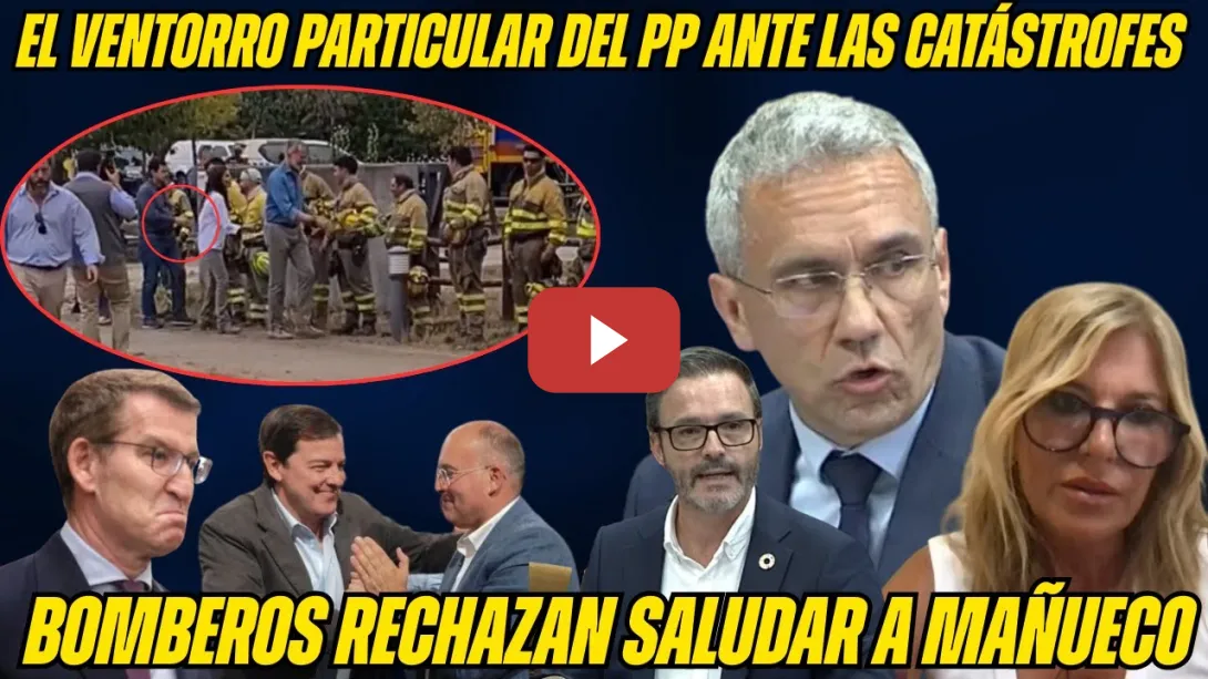 Embedded thumbnail for BOMBEROS PLANTAN a MAÑUECO👏DESENMASCARAN al PP por su GESTIÓN de los INCENDIOS. SAINETE PEPERO!