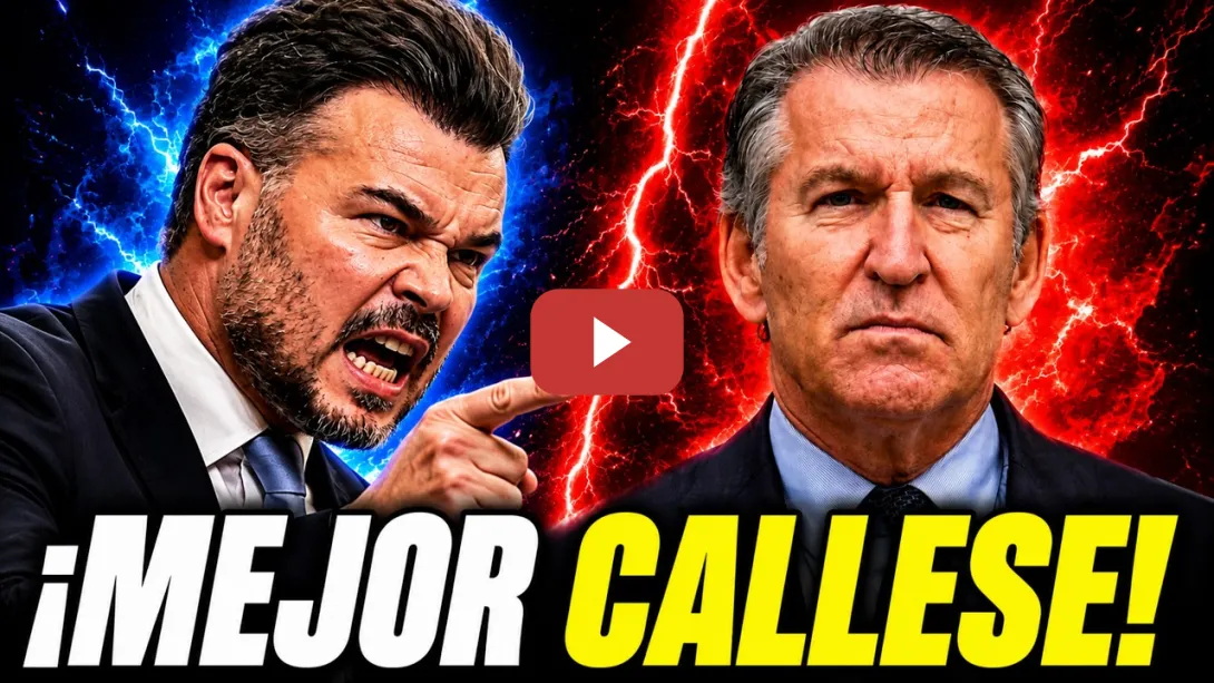 Embedded thumbnail for ¡BRUTAL! RUFIÁN HUMILLA A FEIJOO EN PLENO CONGRESO CON ESTAS PALABRAS