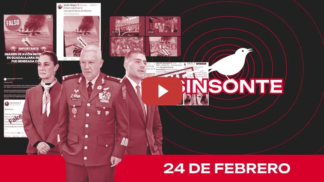 Embedded thumbnail for Drones, fugas y quemas siguen en Jalisco / La guerra mediática de la derecha | SINSONTE 1x97