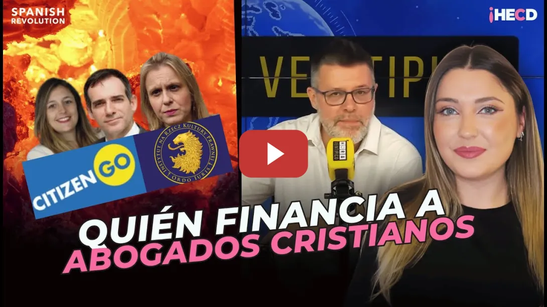 Embedded thumbnail for ABOGADOS CRISTIANOS, FINANCIADOS POR CITIZENGO💰, el lobby cercano al Kremlin,contra Héctor de Miguel