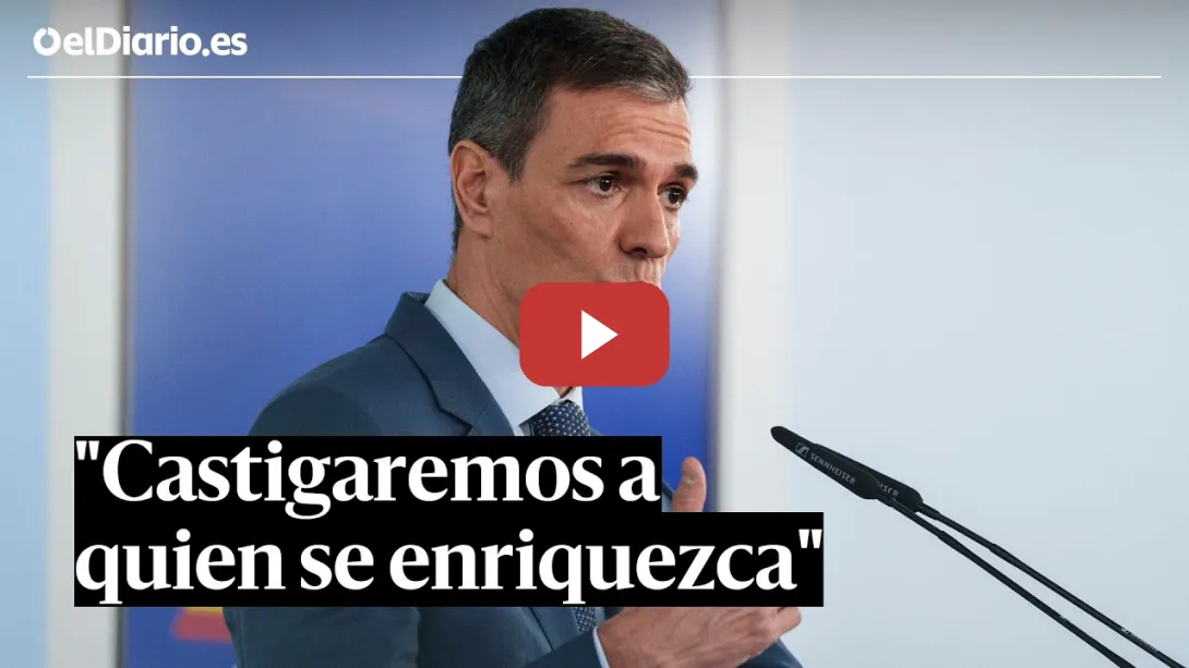 Embedded thumbnail for Pedro Sánchez: "España tendrá el mayor escudo social de la UE ante la guerra" | VÍDEO COMPLETO