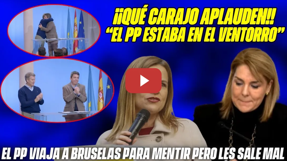 Embedded thumbnail for PILLADA al PP MINTIENDO😱 VOMITIVO APLAUSO a MAZÓN 🤦‍♀️ FEIJÓO se LÍA SOLITO 😂