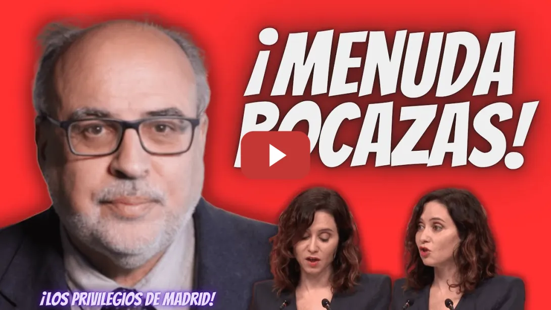Embedded thumbnail for “MAGISTRAL REPASO” de Enric Juliana a Ayuso por los PRIVILEGIOS ECONÓMICOS de la Comunidad de Madrid