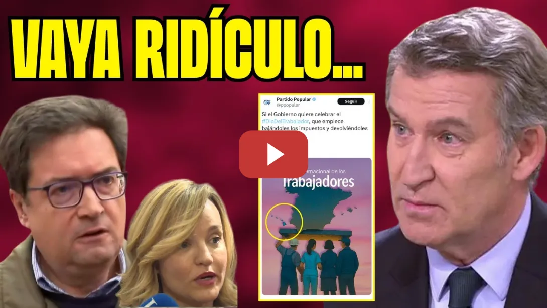 Embedded thumbnail for RIDÍCULO del PP! CONFUNDEN CANARIAS con HAWAII. Óscar López y Alegría al FACHERÍO &quot;SON UN LOBBY&quot;