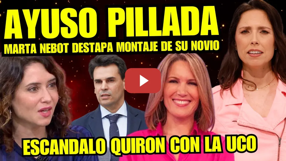 Embedded thumbnail for ¡BRUTAL! MARTA NEBOT VUELVE A DESTROZAR a ISABEL AYUSO por NUEVA CORRUPCIÓN PRESIDENTA DE MADRID 