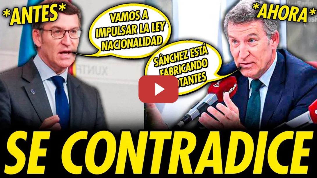 Embedded thumbnail for FEIJÓO SE CONTRADICE A SÍ MISMO CON LA LEY DE NIETOS