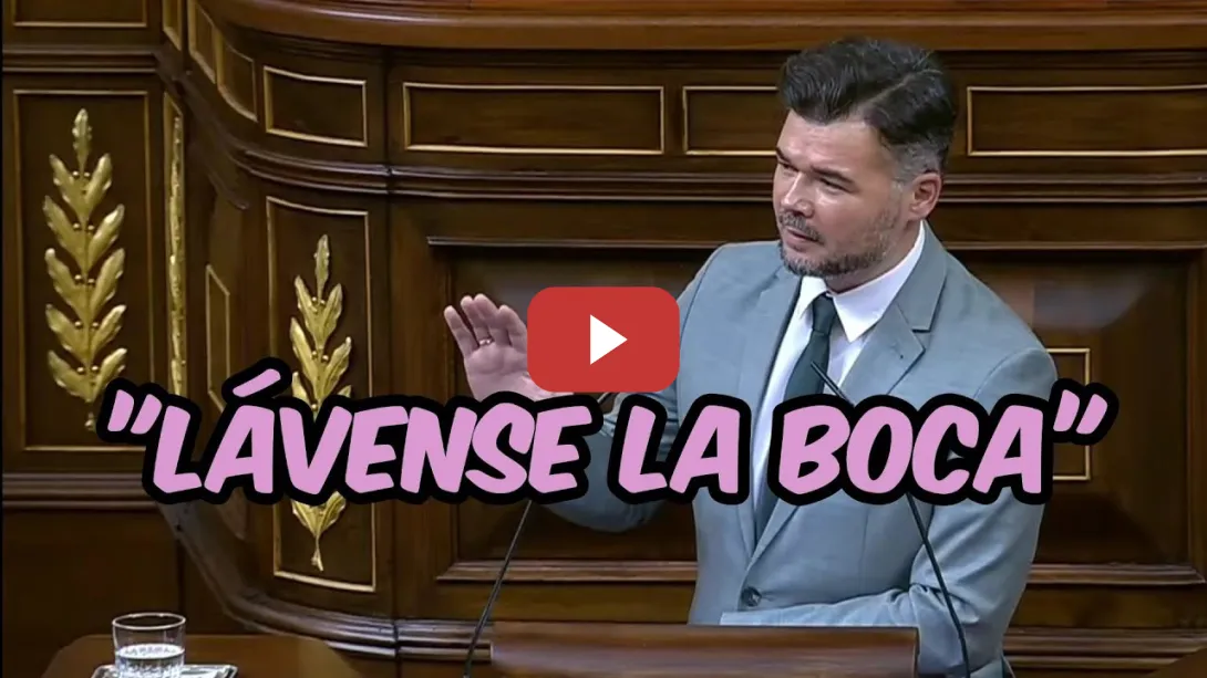 Embedded thumbnail for Gabriel Rufián responde a Sánchez y la ultraderecha el día que el presidente habla de Cerdán