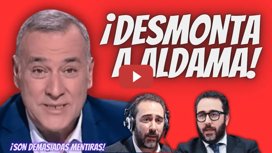 Embedded thumbnail for Xabier Fortes “DESMONTA las ACUSACIONES” a Víctor de Aldama - ¡NO PRUEBAN NADA!