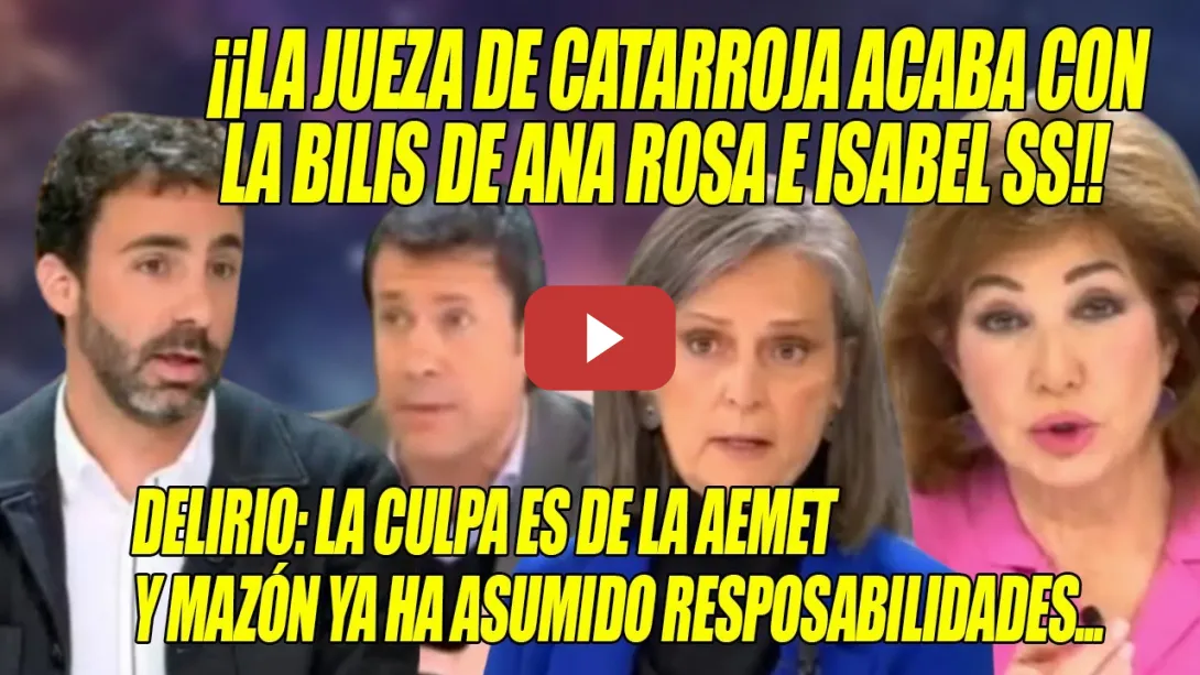 Embedded thumbnail for ¡¡Cómo RABIAN Ana Rosa e Isabel SS pq el PP está en SERIOS APUROS!!