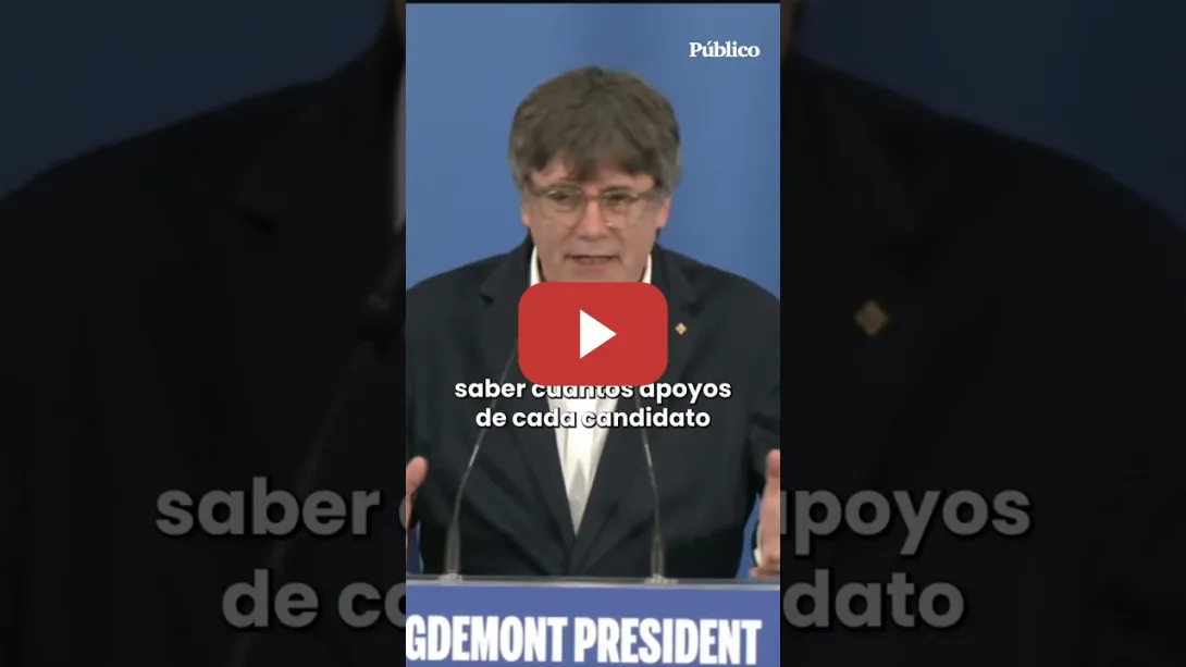 Embedded thumbnail for Puigdemont anuncia que se presentará a la investidura para ser president de la Generalitat