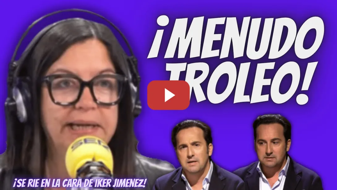 Embedded thumbnail for Àngels Barceló “RETRATA como NADIE” a Iker Jiménez - ¡MENUDO TROLEO!