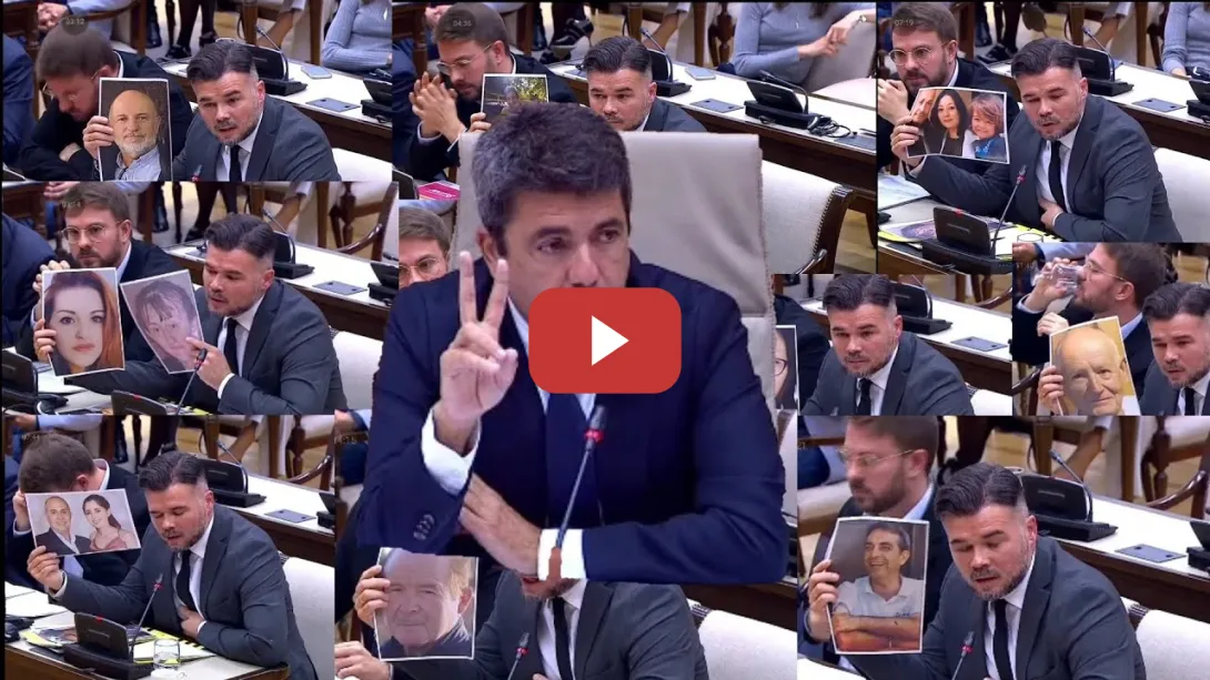 Embedded thumbnail for Gabriel Rufián trata a Mazón como se merece en la comisión de investigación por la DANA