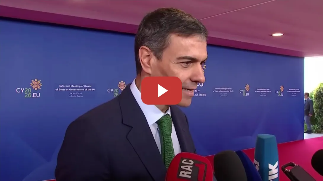 Embedded thumbnail for Sánchez resta importancia al correo electrónico del Pentágono sobre expulsar a España de la OTAN