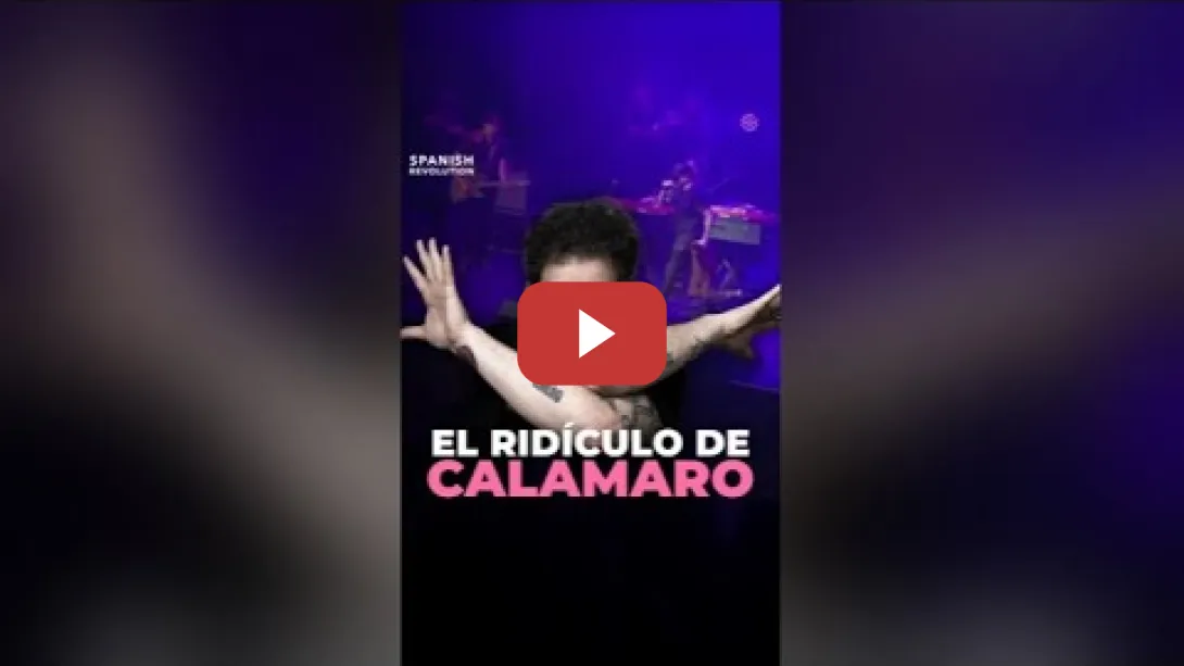 Embedded thumbnail for El ridículo de Calamaro