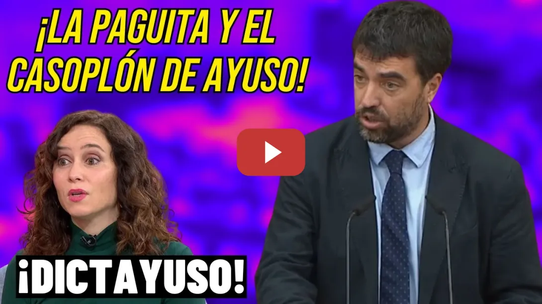 Embedded thumbnail for Abarca HUNDE al PP al REVELAR el PLAN de AYUSO para ponerse una PAGUITA: ¡La ley DICTAYUSO!