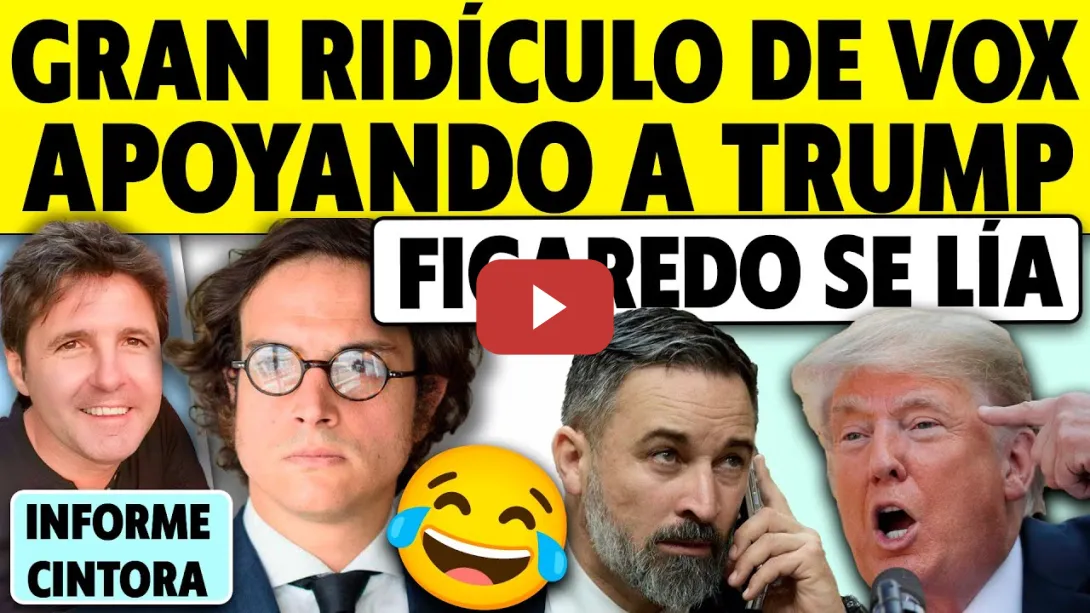 Embedded thumbnail for PATÉTICO: VOX PIDE QUE CAIGA EL GOBIERNO ESPAÑOL POR LOS ARANCELES DE TRUMP. Y REVILLA CONTRA EL REY