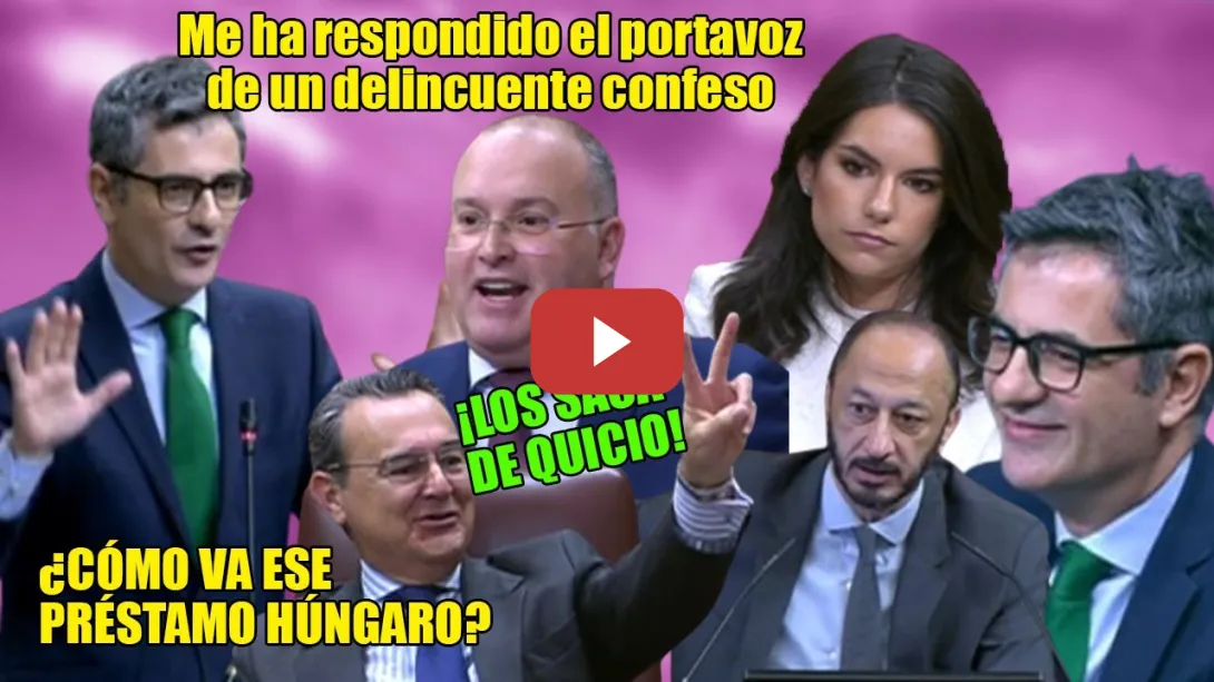 Embedded thumbnail for 👏Bolaños hace una CARNICERÍA y RESPALDA a Fortes x el DEFRAUDADOR CONFESO👏3 CONDENADOS de AZNAR
