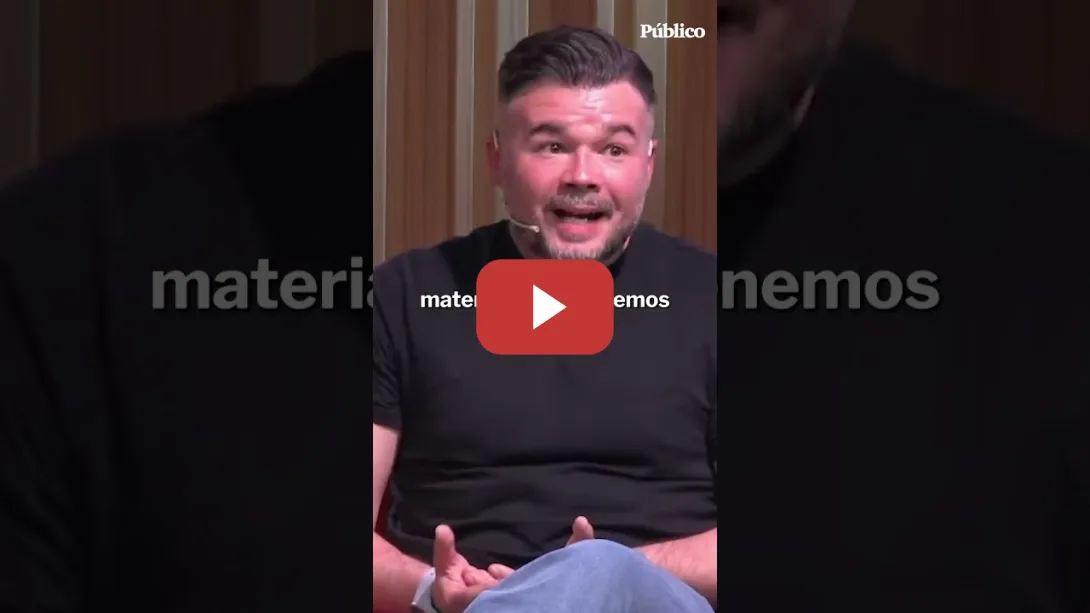 Embedded thumbnail for Rufián, sobre el perfil del votante: "¿Por qué un currela de Mercadona vota lo mismo que Juan Roig?"