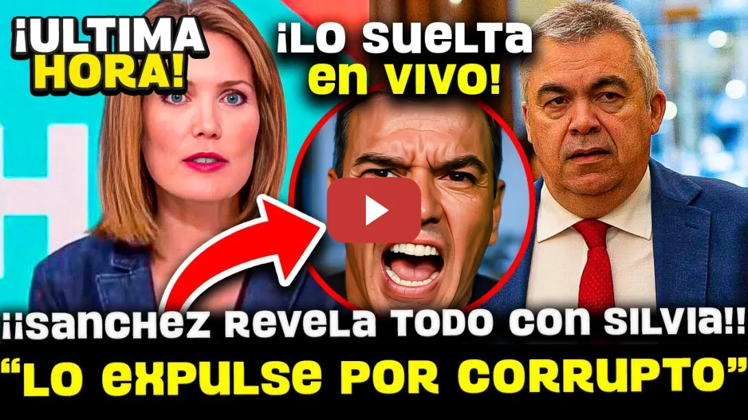 Embedded thumbnail for 💥¡¡BOMBAZO!! SANCHEZ HABLA CON SILVIA INTXAURRONDO Y DESTROZAN A CERDAN &quot;LO EXPULSE POR CORRUPTO&quot;