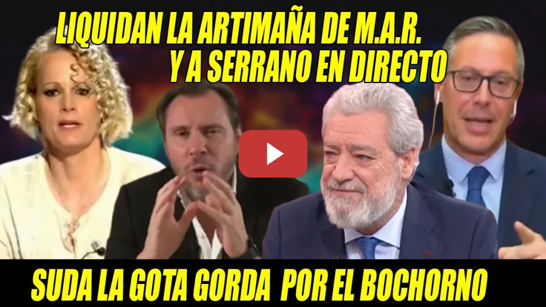 Embedded thumbnail for ¡PILLADO y RIDICULIZADO!📢Zaida Cantera DESTROZA a Serrano x la ARTIMAÑA de M.A.R y el metro Madrid
