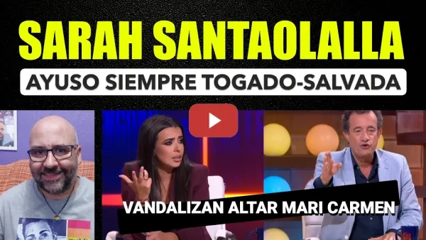 Embedded thumbnail for Sarah Santaolalla desenmascara la hipocresía de Borja Sémper y el insulto, y de los pucherazos.