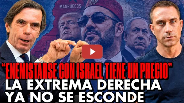 Embedded thumbnail for Denunciar un genocidio tiene precio: El chantaje de Aznar con la crisis de Ceuta | Mañaneros 360
