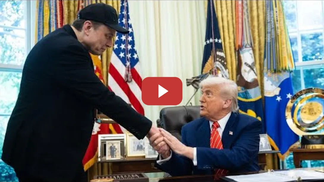 Embedded thumbnail for Musk se despide de la Casa Blanca prometiendo seguir asesorando a su &quot;amigo&quot; Trump