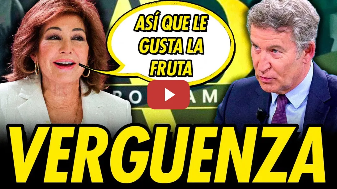Embedded thumbnail for EL PP SE ECHA AL MONTE: LA ENTREVISTA MASAJE DE ANA ROSA A FEIJÓO