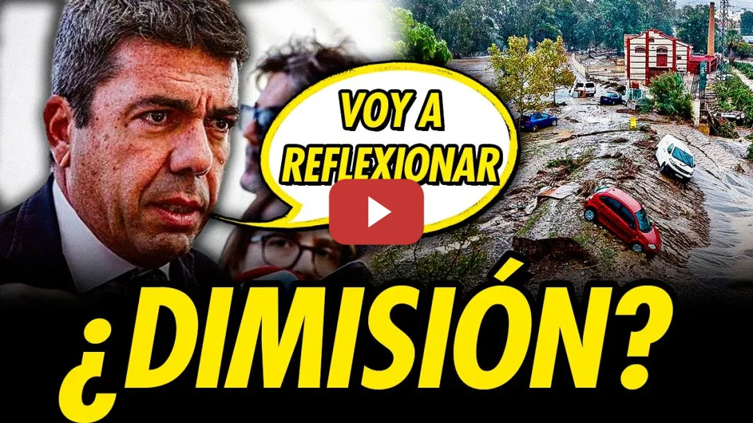 Embedded thumbnail for MAZÓN PROMETE REFLEXIONAR TRAS LAS CRÍTICAS DE LAS VÍCTIMAS DE LA DANA