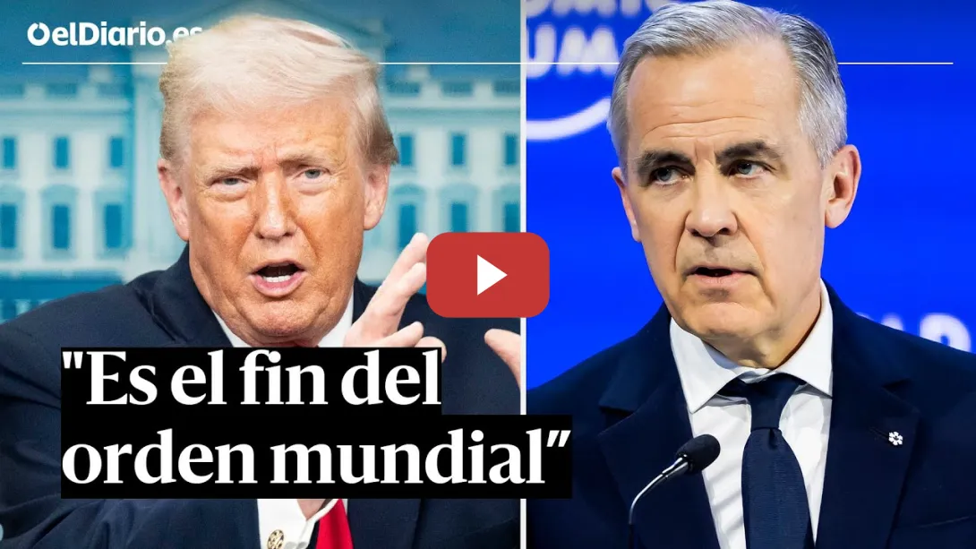 Embedded thumbnail for El primer ministro de Canadá planta cara a Trump en Davos