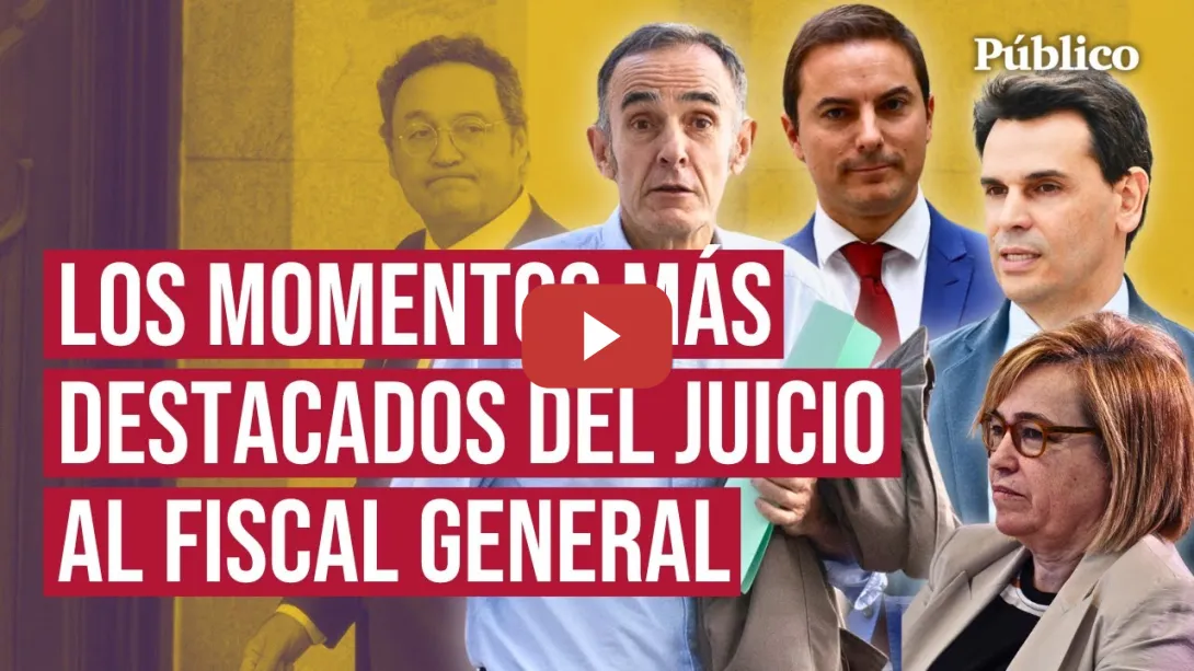 Embedded thumbnail for Lo más destacado del juicio al fiscal general: del bulo de MAR al victimismo de la pareja de Ayuso