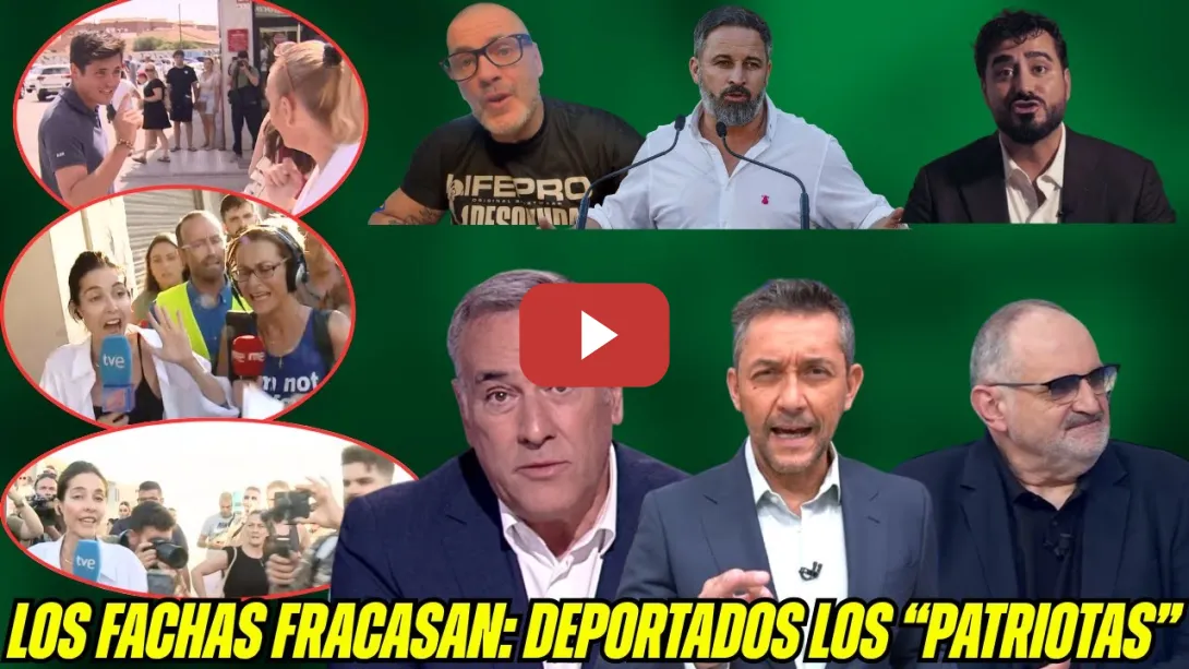 Embedded thumbnail for PINCHAZO ULTRA. DESOKUPA DEPORTADOS. ACOSAN PERIODISTAS RTVE &quot;VALIENTES de BANDERITA&quot; Torre Pacheco