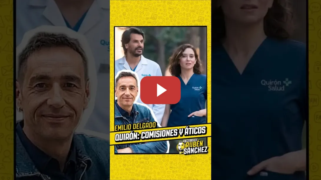 Embedded thumbnail for "Es intolerable el tren de vida que lleva AYUSO gracias a las COMISIONES DE QUIRÓN" | EMILIO DELGADO