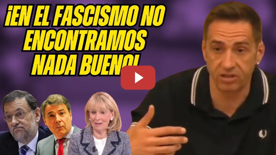 Embedded thumbnail for Los TRENES FANTASMA del PP. REPASO de Emilio Delgado a la DERECHA por equiparar COMUNISMO y FASCISMO