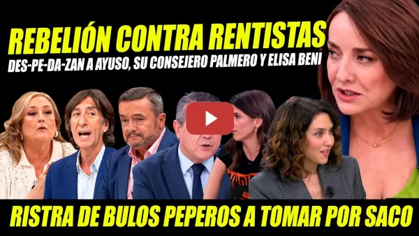 Embedded thumbnail for PEPA BUENO HUMILLA A CONSEJERO AYUSO. ELISA BENI SUFRE CALVARIO. TROLAS FEIJÓO Y AYUSO DESMONTANDAS