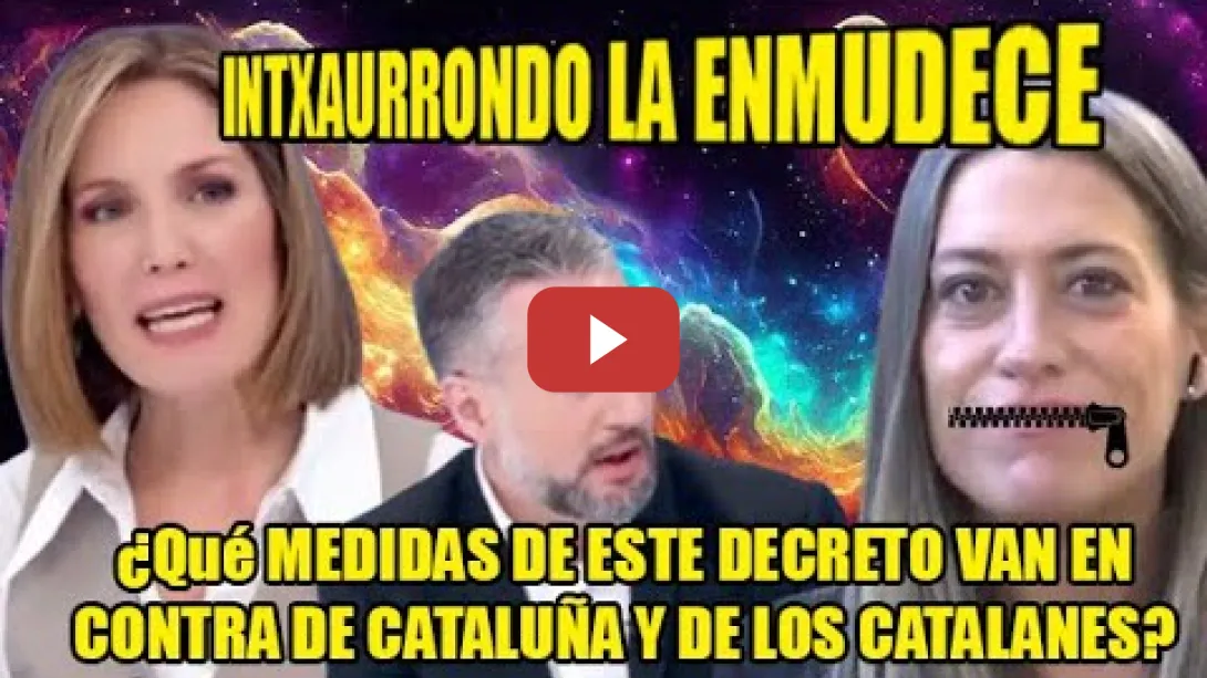 Embedded thumbnail for Silvia Intxaurrondo SE CARGA la VERSIÓN de Junts y Nogueras en SHOCK con una SIMPLE PREGUNTA