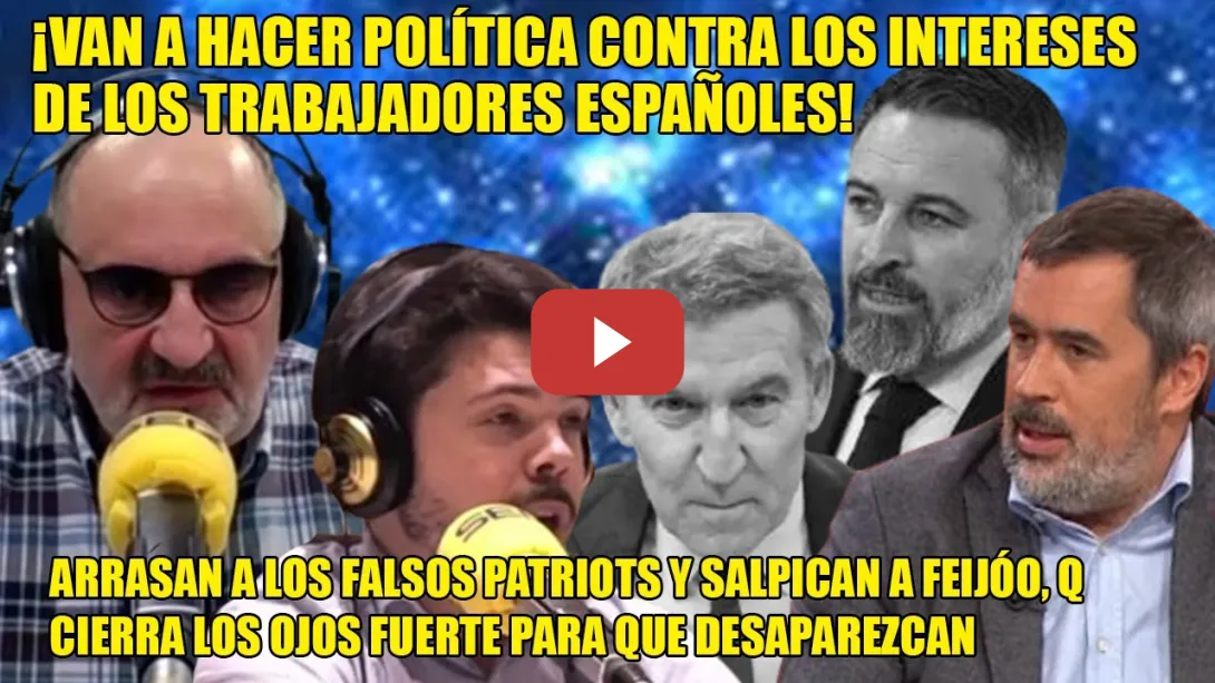 Embedded thumbnail for Losada SE MOFA de Feijóo y Abascal ACABA HUMILLADO con sus FALSOS PATRIOTS💥Nachi Corredor, C. Cué