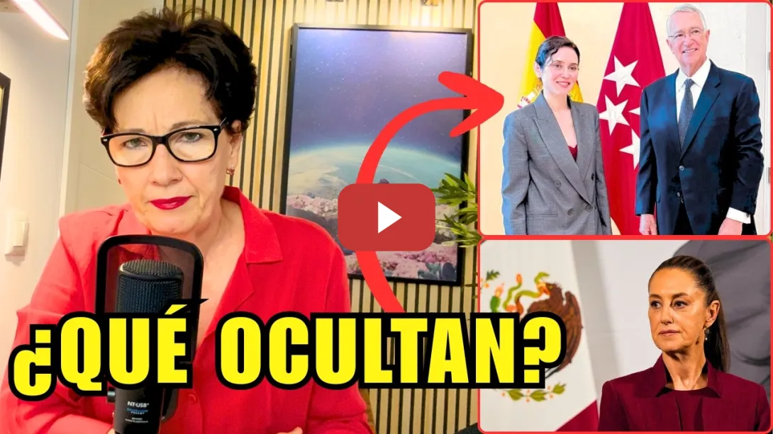 Embedded thumbnail for AYUSO ATACA A CLAUDIA SHEINBAUM Y SE DESCUBRE LA VERDAD 