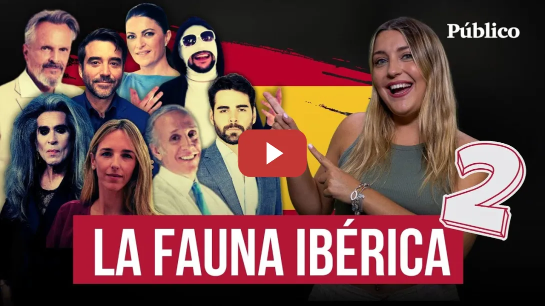 Embedded thumbnail for La fauna ibérica 2. Marina Lobo continúa su repaso al ecosistema fachilla español: Bosé, Inda, YTBH