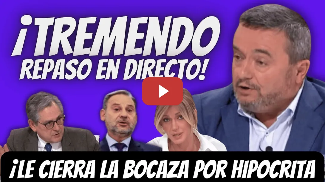 Embedded thumbnail for ¡ZASCA! - Chema Crespo HACE RABIAR a Marhuenda al RECORDAR la HIPOCRESÍA de su PERIÓDICO