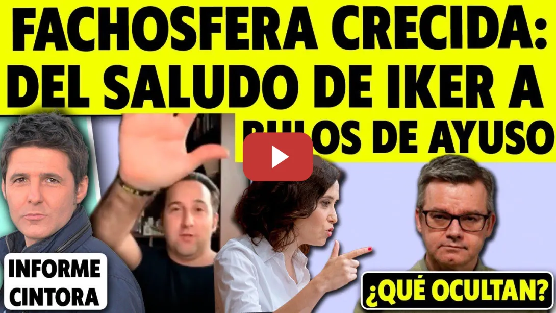 Embedded thumbnail for IKER JIMÉNEZ SALUDA EN MODO FACHOSFERA, ZASCA DE ÉVOLE A MIGUEL ÁNGEL RODRÍGUEZ, DESMONTANDO A AYUSO