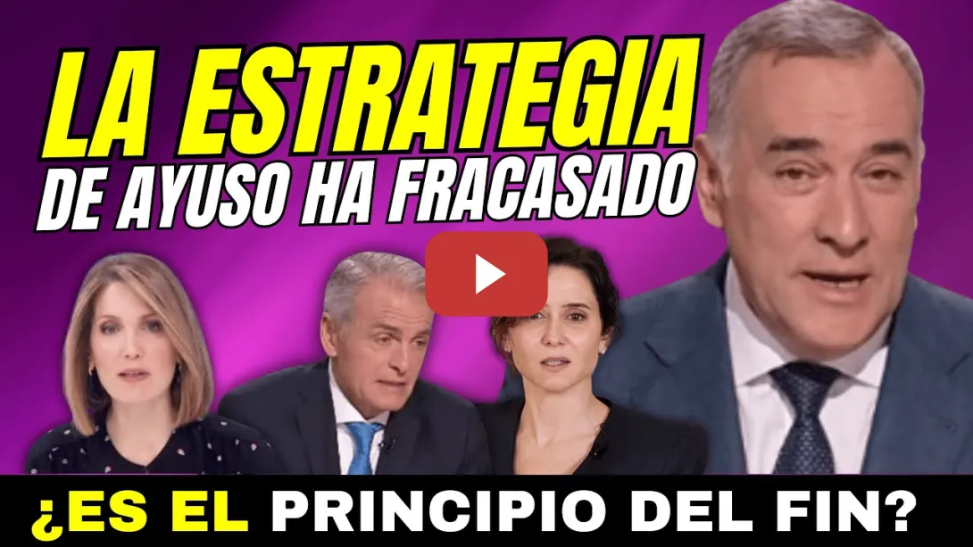 Embedded thumbnail for AYUSO HA FRACASADO , ALBERTO QUIRÓN NO ES SU HERMANO - ¿EMPIEZA EL FIN DE SU CARRERA?