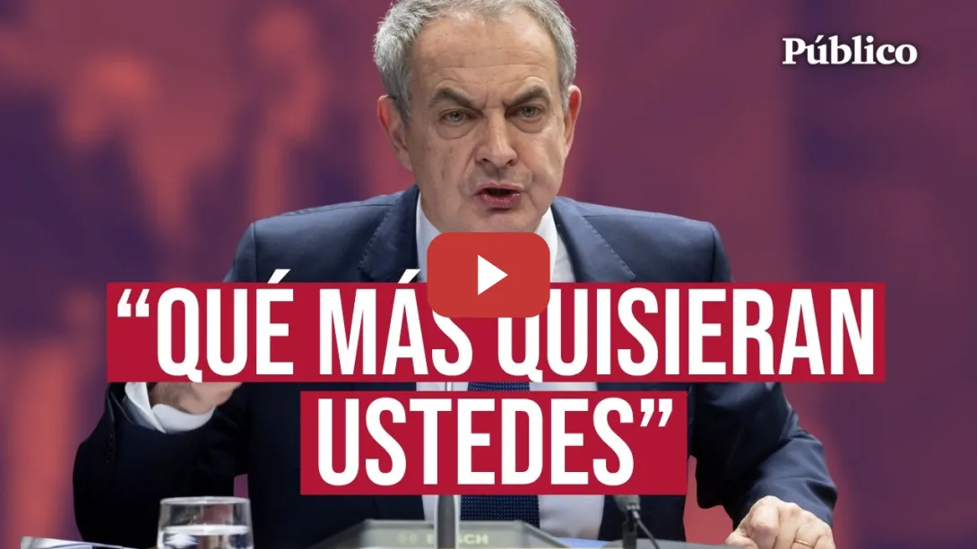 Embedded thumbnail for ZAPATERO estalla contra PP y VOX: "¿Usted cree que esto es tolerable? GANARÉ"
