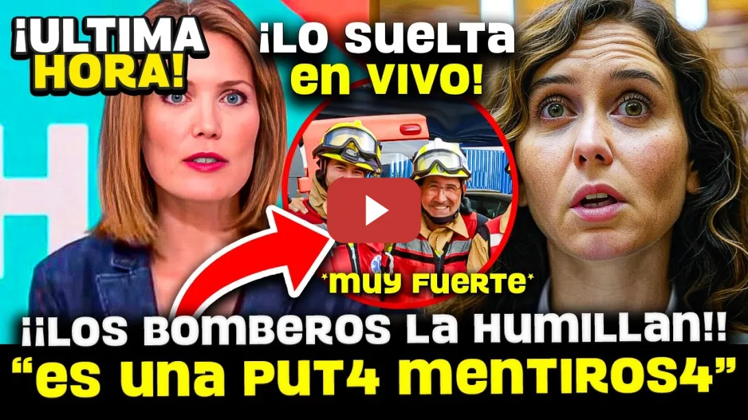 Embedded thumbnail for 💥¡¡BOMBA!! BOMBEROS HUMILLAN A AYUSO: LA OBLIGAN A RECULAR Y MORDER EL POLVO POR SUS RECORTES