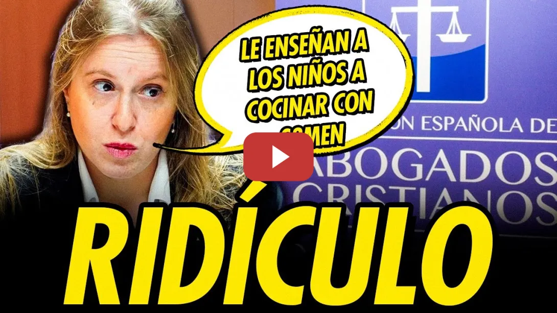 Embedded thumbnail for DELIRIO TOTAL: ABOGADOS CRISTIANOS DICE QUE ENSEÑAN A LOS NIÑOS A COCINAR CON S3MEN