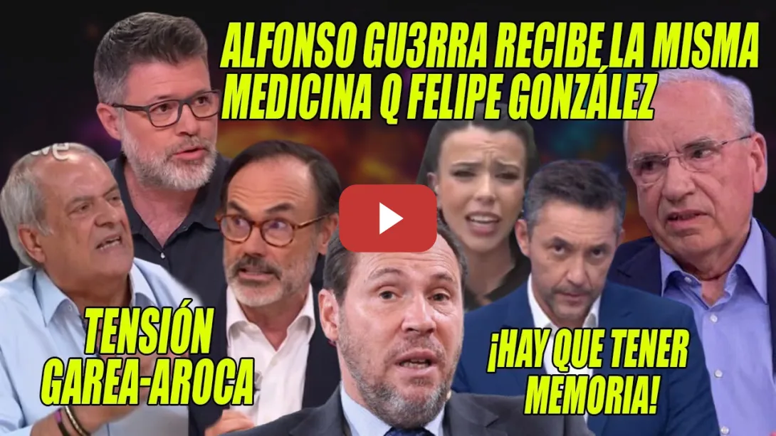Embedded thumbnail for Le CAE la DEL PULPO a Alfonso Guerra🔥TRAIDOR🔥¡Los ENEMIGOS de Sánchez son q INSULTABAN a González!🔥
