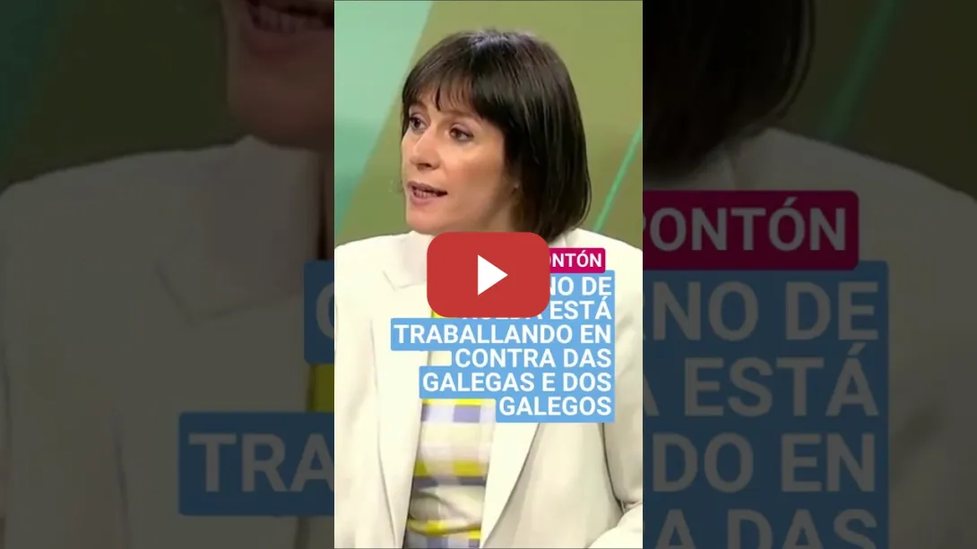 Embedded thumbnail for Ana Pontón na TVG: «O goberno de Rueda traballa en contra das galegas e dos galegos»